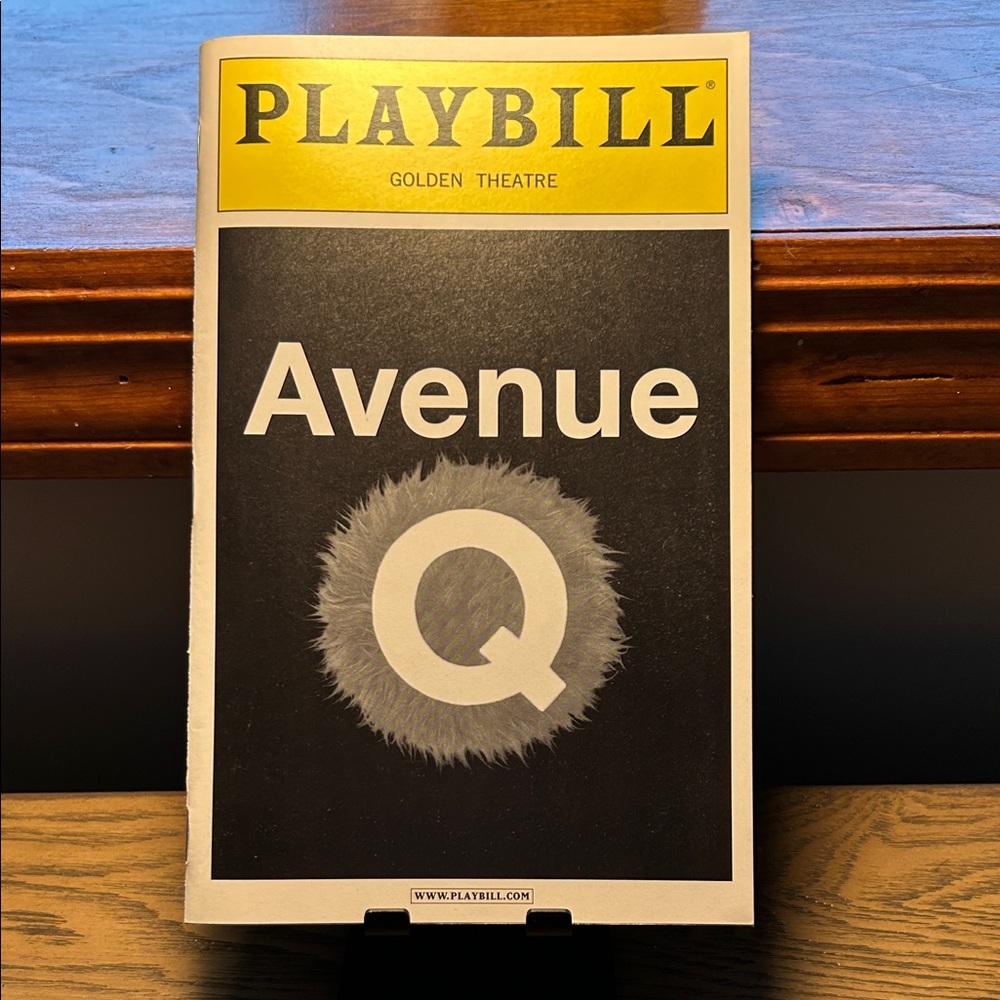 Avenue Q Playbill 2008 Golden Theatre Broadway Musical Collectible